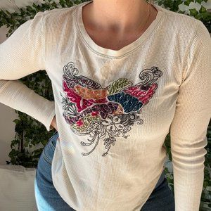Vintage Lucky Brand Thermal Embroidered Shirt Bundle
